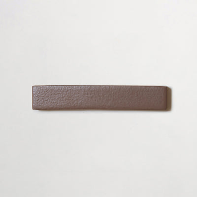 fornace brioni + cristina celestino | powder brown 01 | matte | sample ~ 0.875"x4.75"x0.375" sample