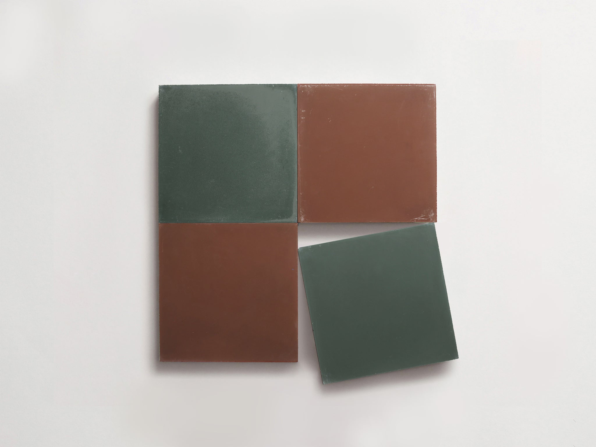 cement | mythology | dartmoor | petite shade duo | chestnut + forest (2pc bundle) ~ 4"x4"