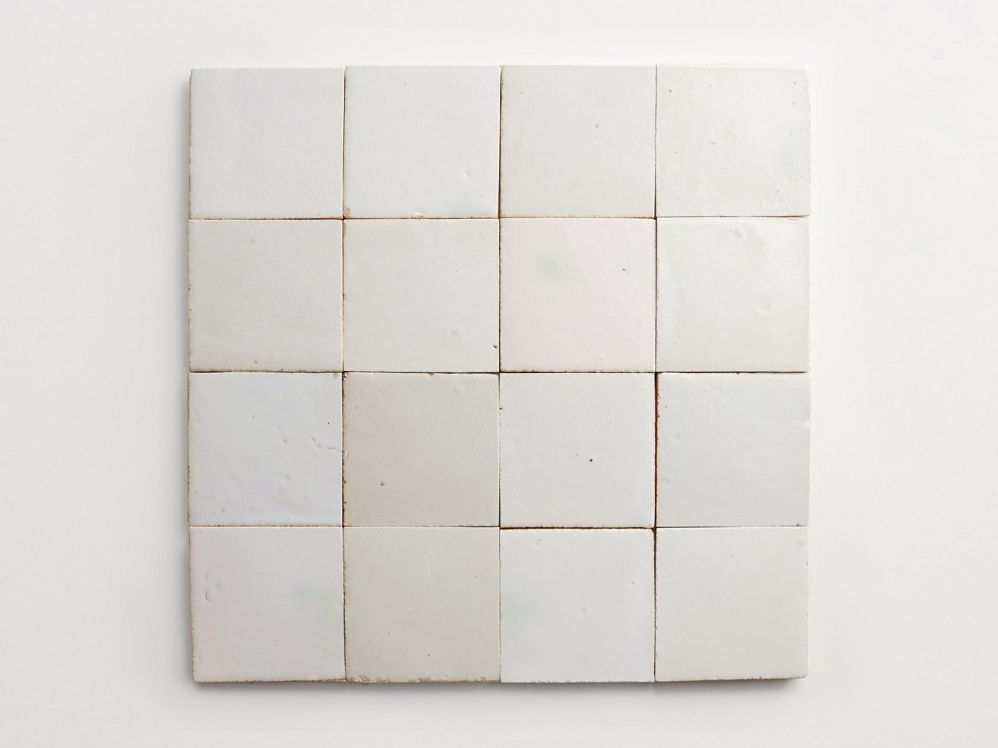 eastern elements | mochi white | square ~ 4"x4"x0.375"