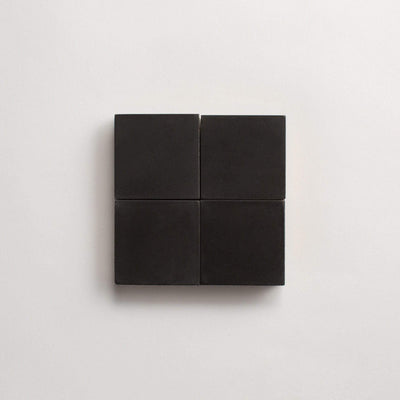 cement | solid | black | square sample ~ 2"x2"x⅝" sample