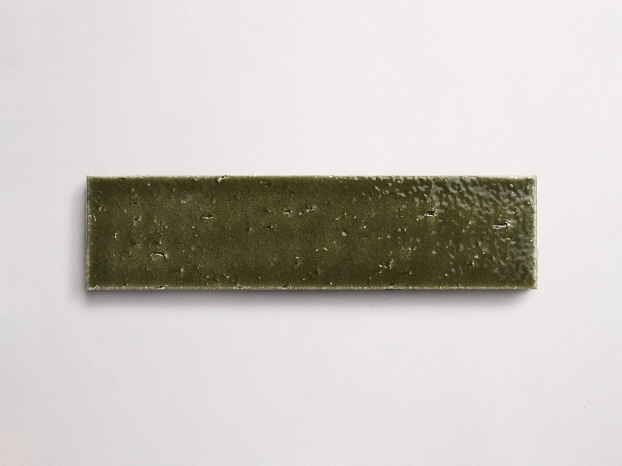 modern farmhouse brick | deep green gloss ~ 2.5"x9.5"x0.375"