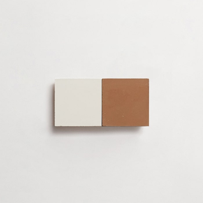 cement | mythology | salon | petite neutral duo | paste + umber 2"x2" sample ~ 2"x2" sample