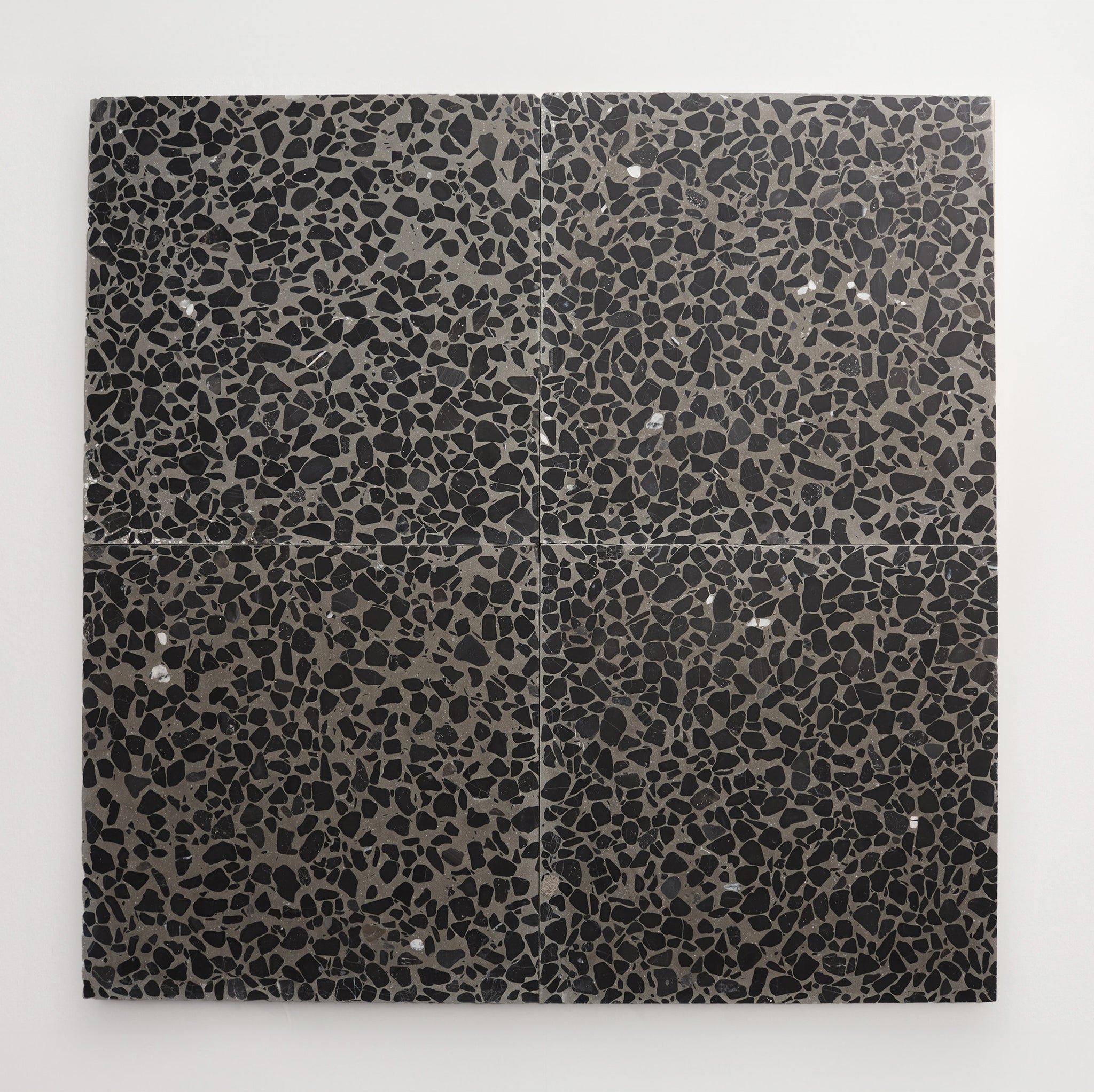 Dolce Vita Terrazzo | Torrone I | Grand Stout | Ferro | Honed ~ 12"x12"x0.625"