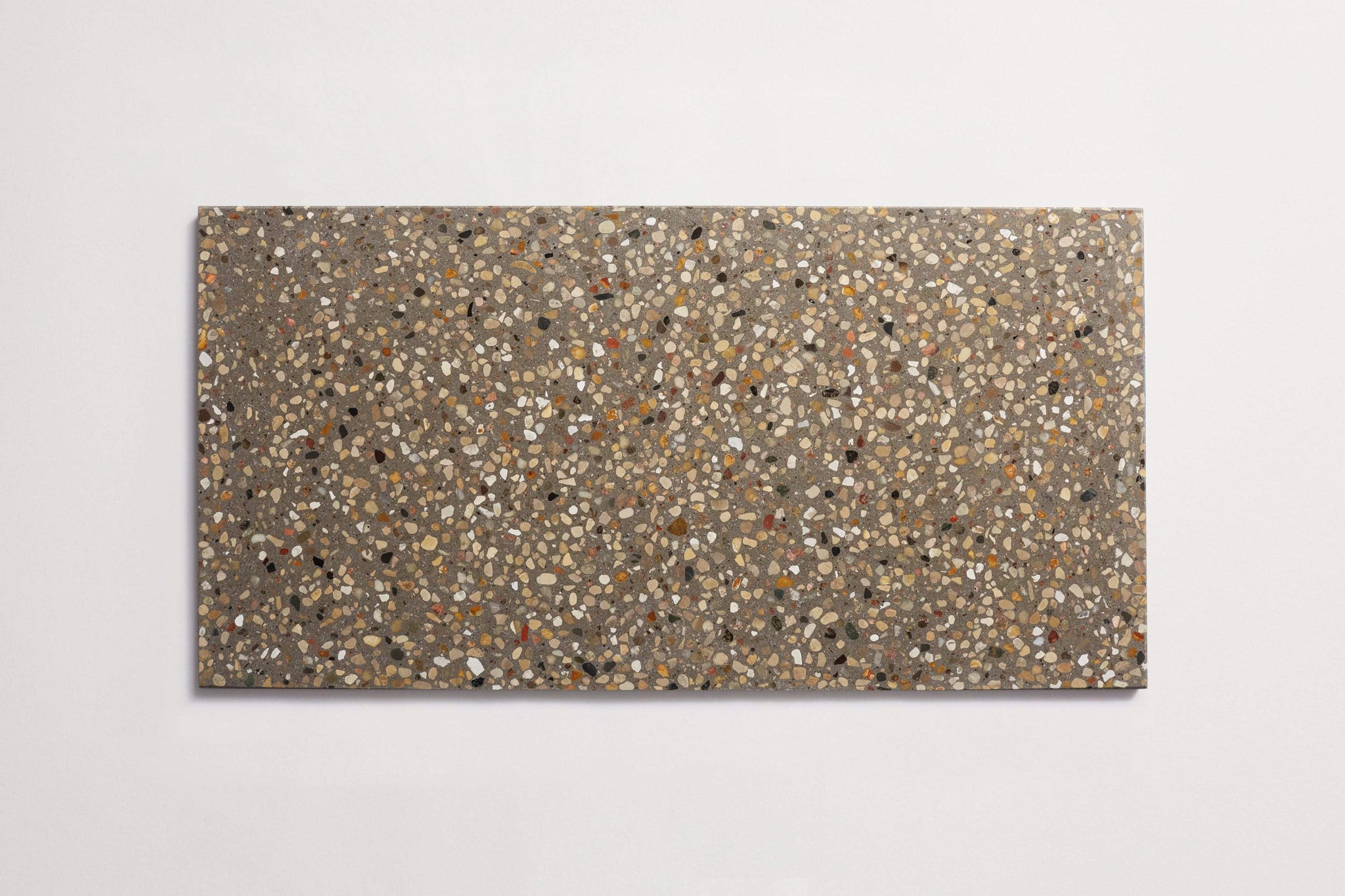 forage terrazzo | metal | rectangle ~ 24"x12"x0.625"