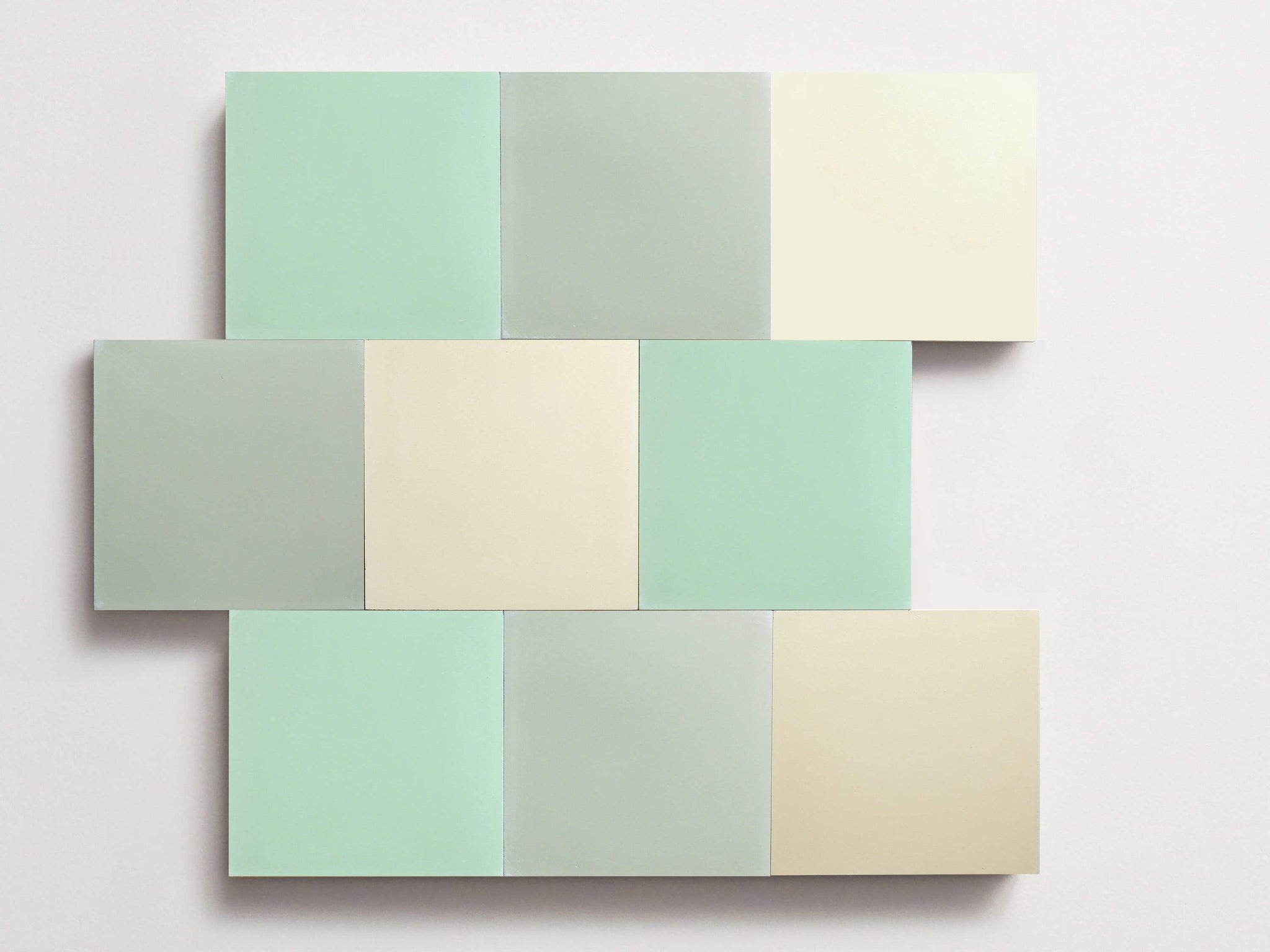 cement | mythology | flanders | grande shade trio | ru, celadon, + roan (3pc bundle) ~ 8"x8"