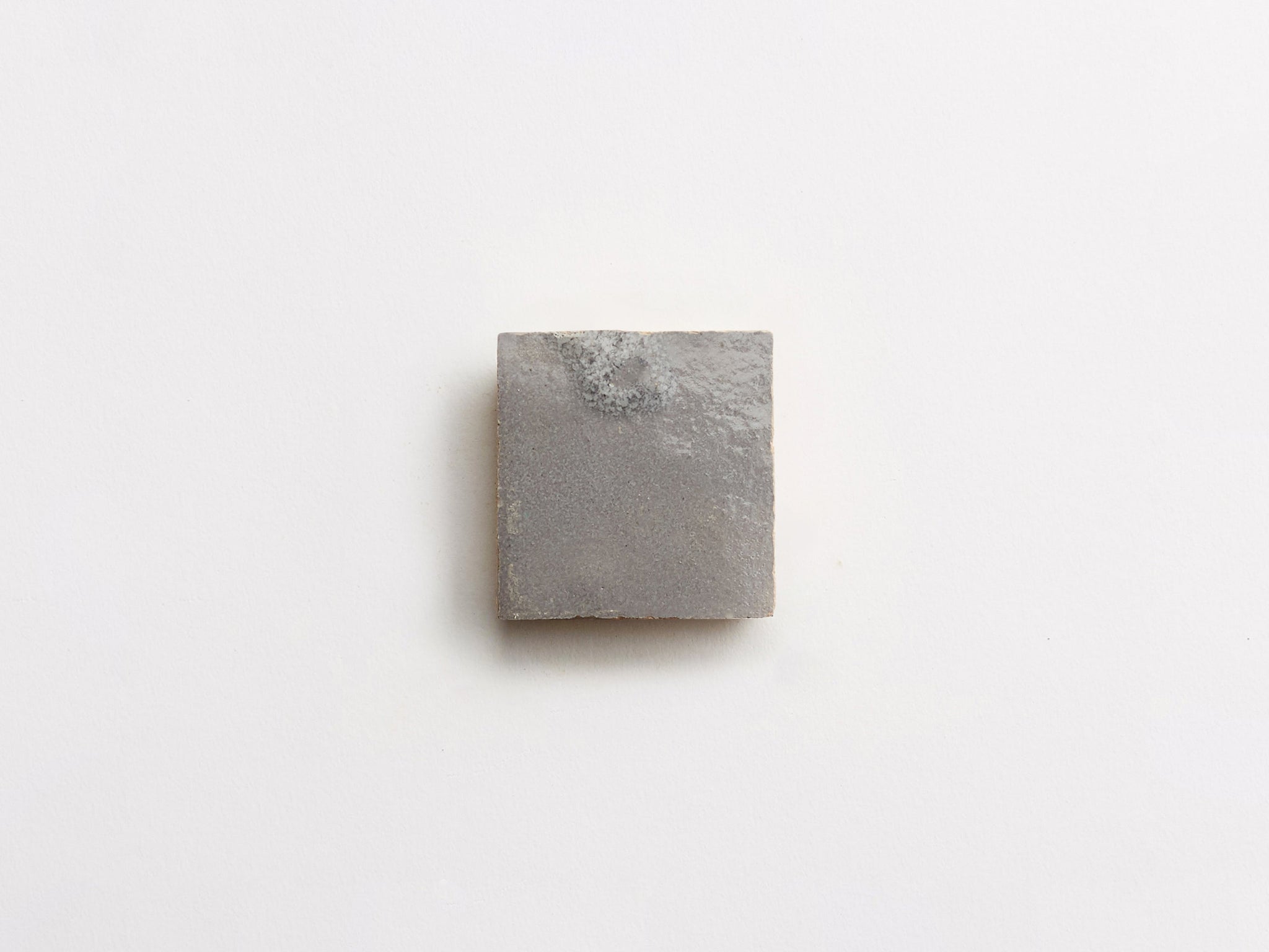 zellige | tarnished silver | unmounted square ~ 2"x2"x0.375"