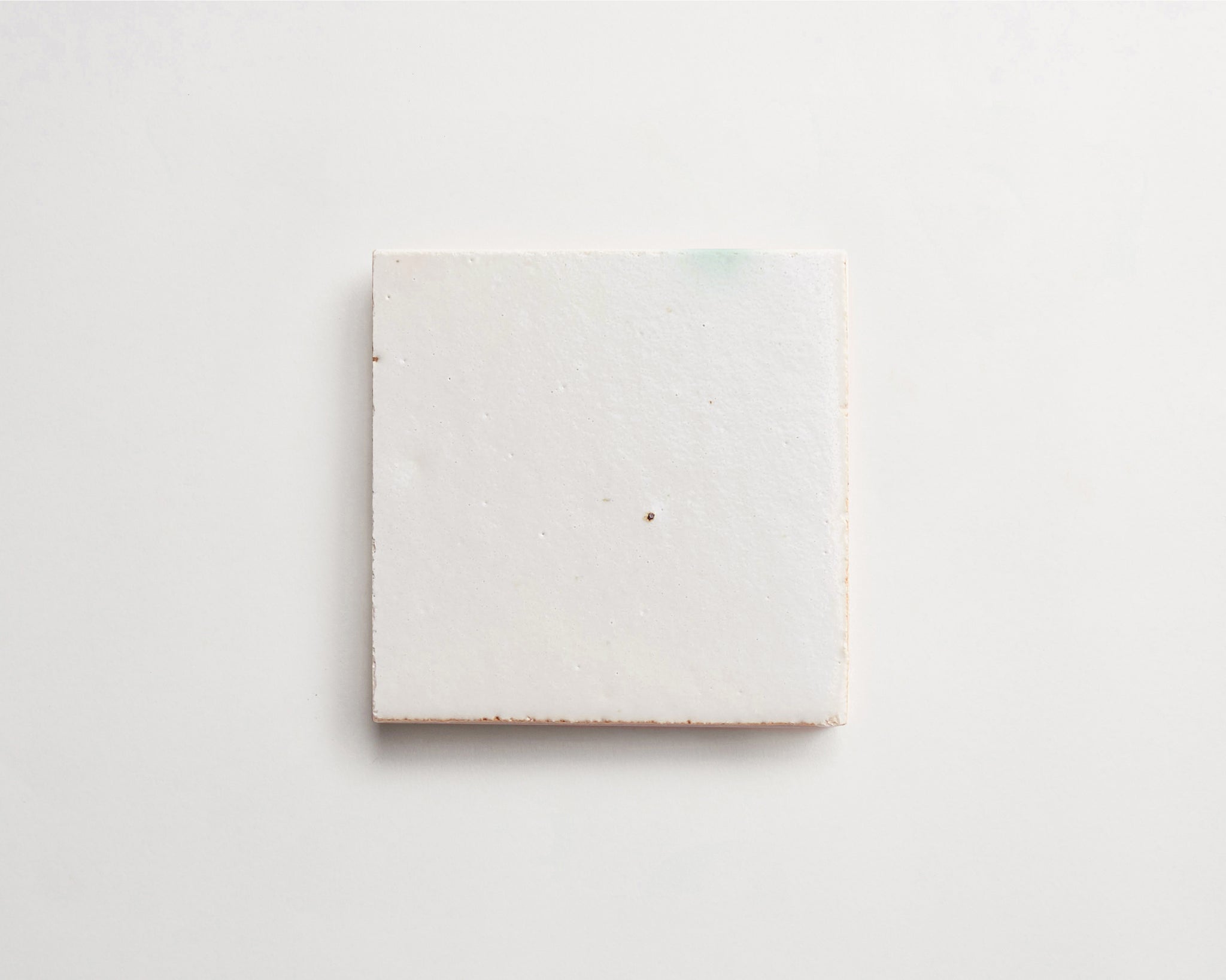 eastern elements | mochi white | square ~ 4"x4"x0.375"