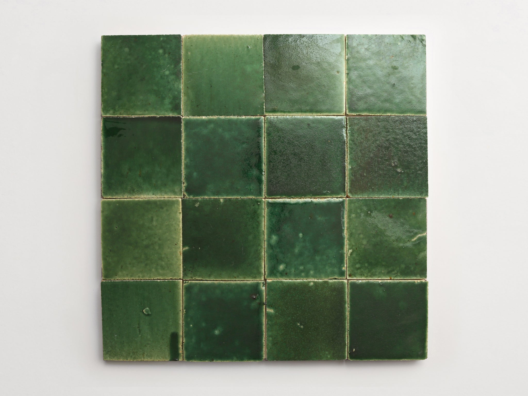 eastern earthenware | raw emerald | petite | june 2023 ~ 4"x4"x0.375"