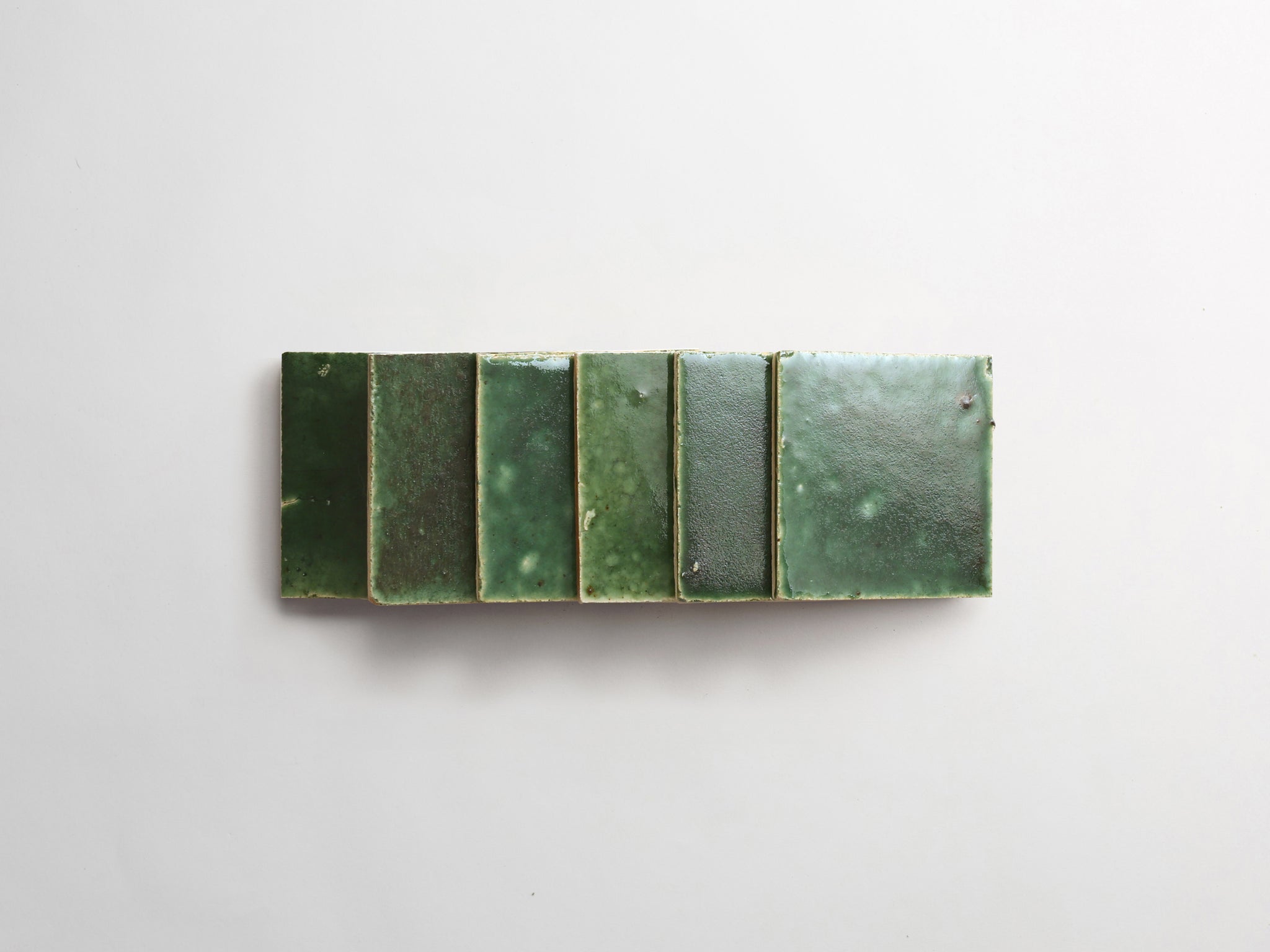 eastern earthenware | raw emerald | petite | june 2023 ~ 4"x4"x0.375"