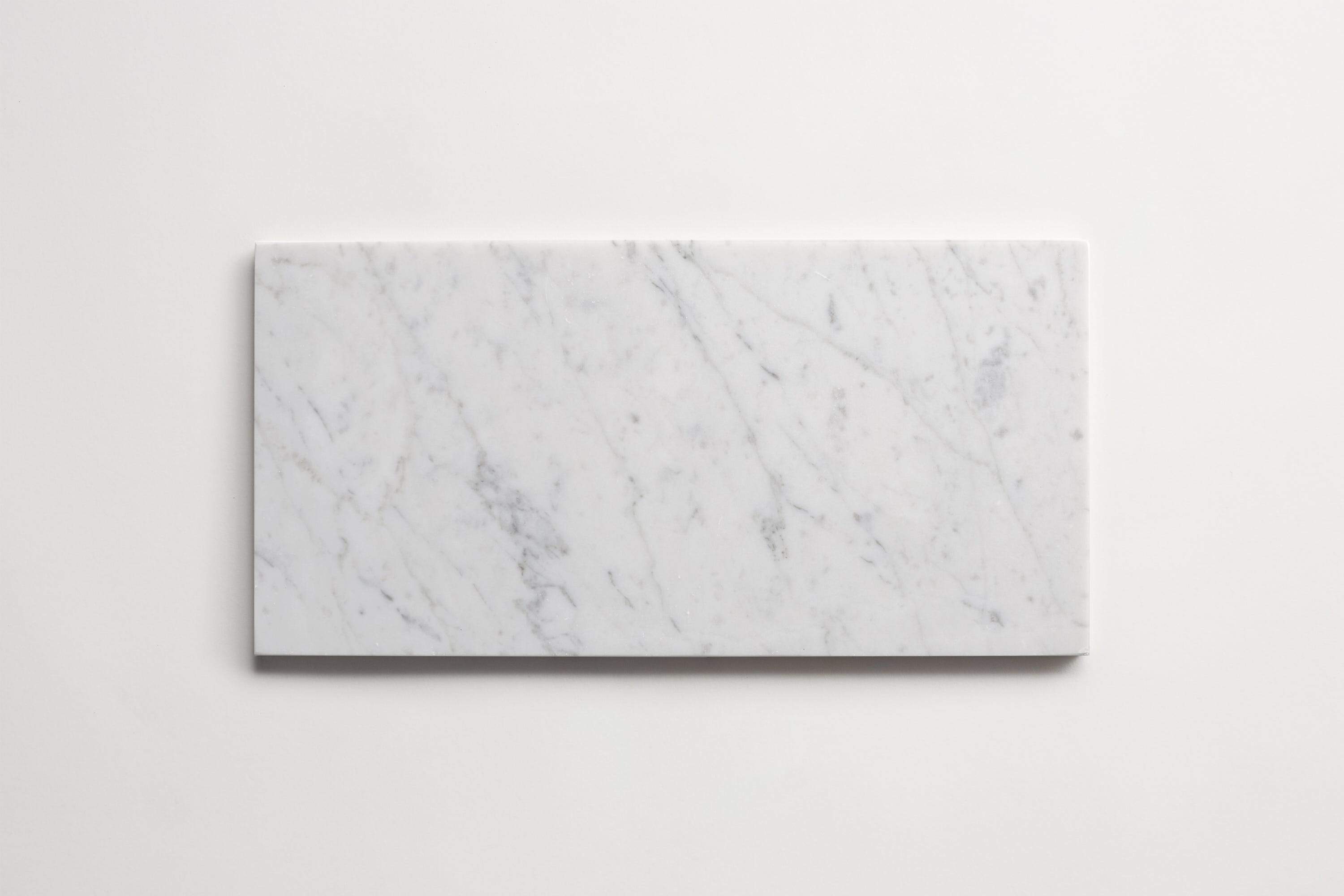 clé tile, carrara marble, white stone